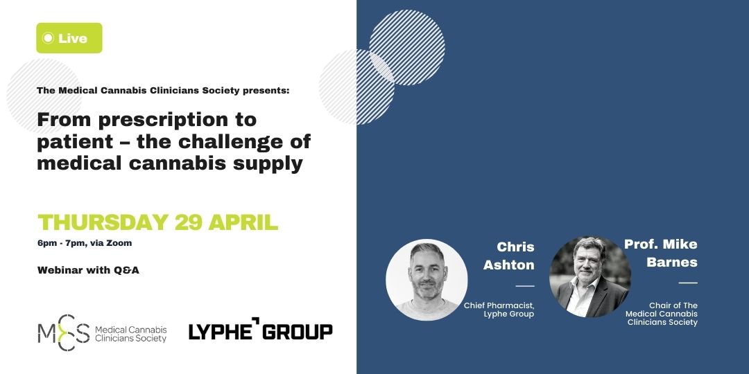 Webinar – From prescription to patient – the challenge of medical cannabis supply