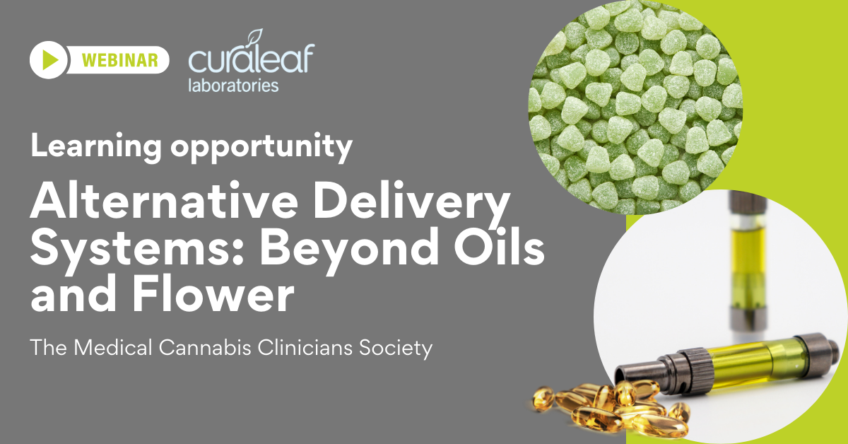 Webinar – Alternative Delivery Systems: Beyond Oils and Flower