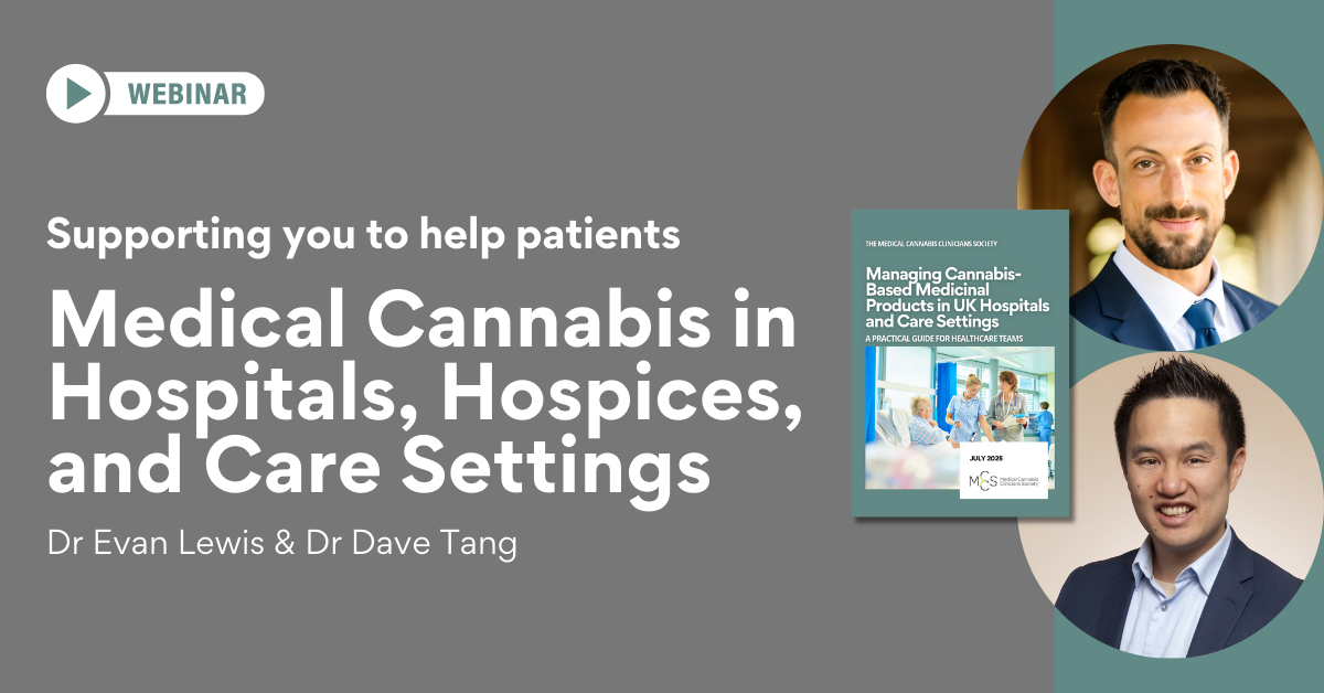 Webinar – Medical Cannabis in Hospitals, Hospices, and Care Settings