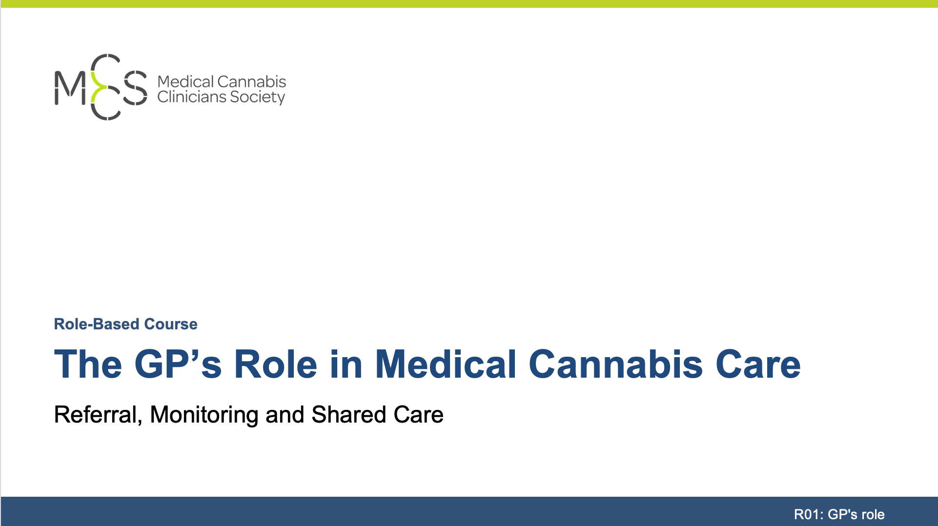 The GP’s Role in Medical Cannabis Care