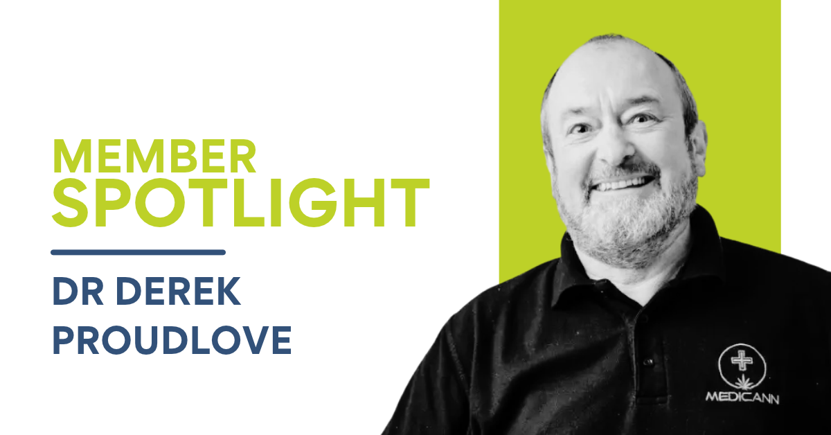 Member Spotlight: Dr Derek Proudlove on psychiatry, patient choice and medical cannabis